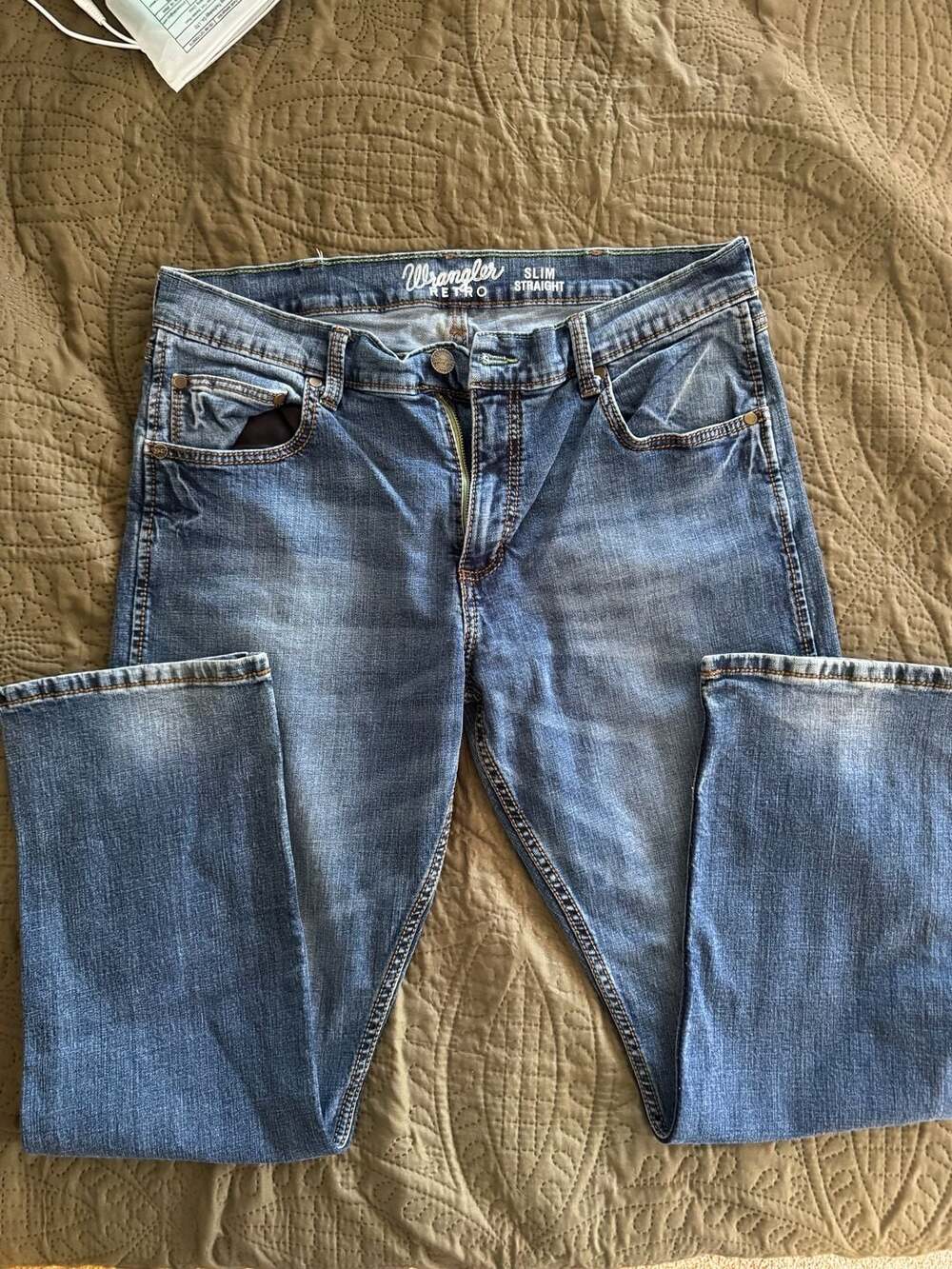 Wrangler Retro Slim Straight Fit Men's Jeans 36x30